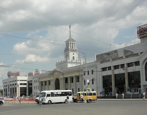 Железнодорожный вокзал в Краснодаре